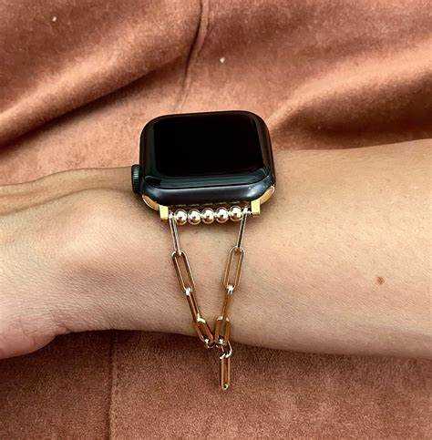 14k gold apple watch band