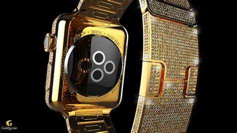 18k gold apple watch band