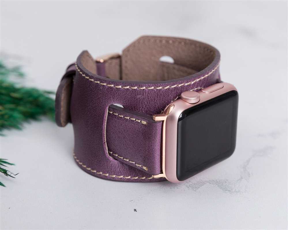 Apple watch cuff band