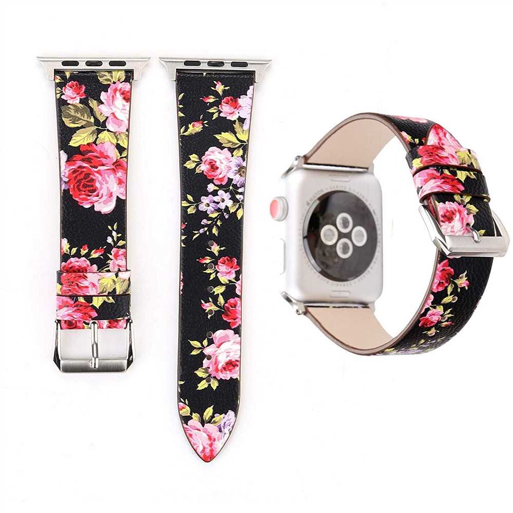 Apple watch strap floral