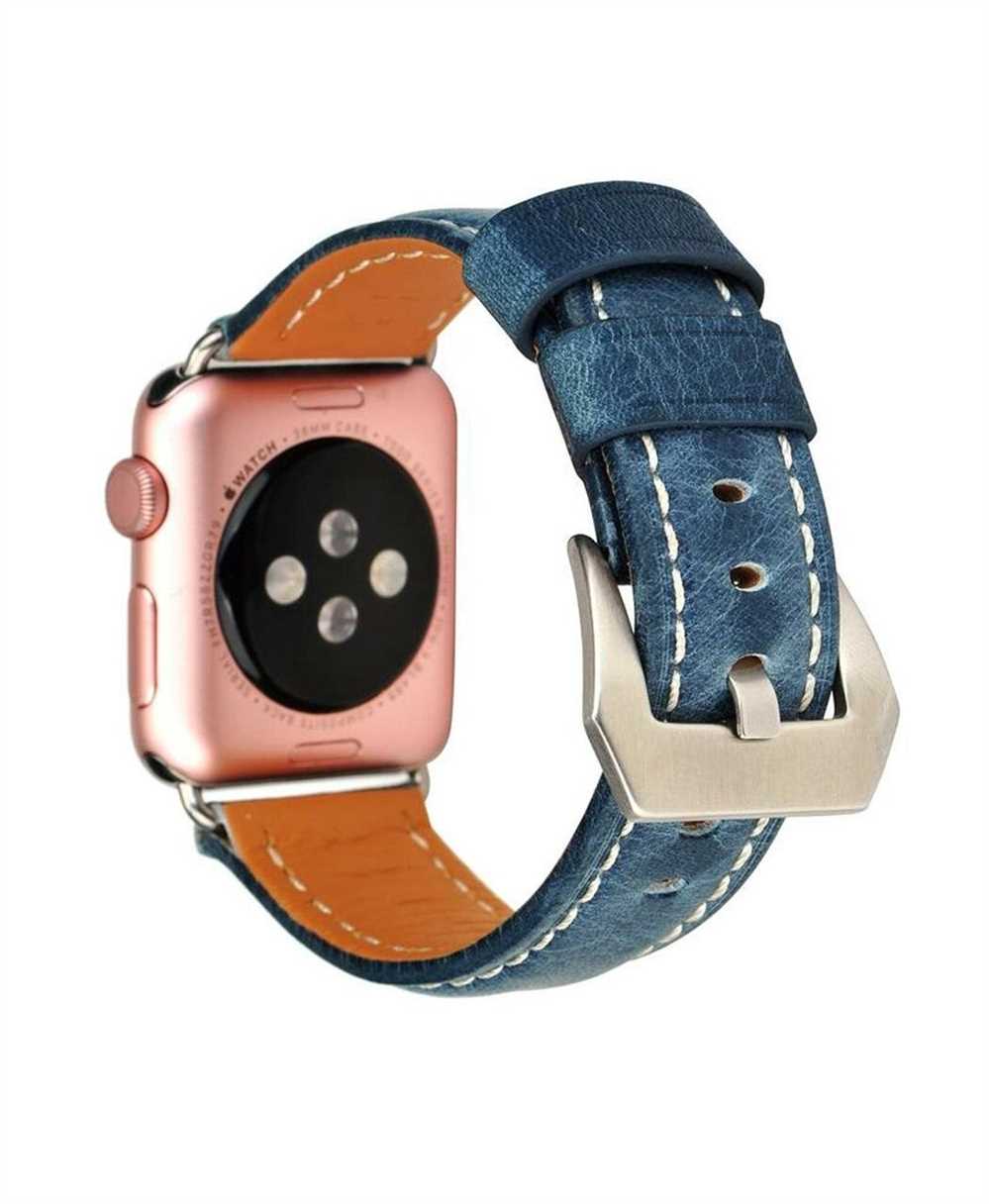 Apple watch strap navy blue