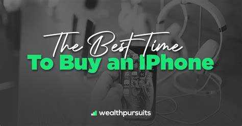 Best time to buy an iphone