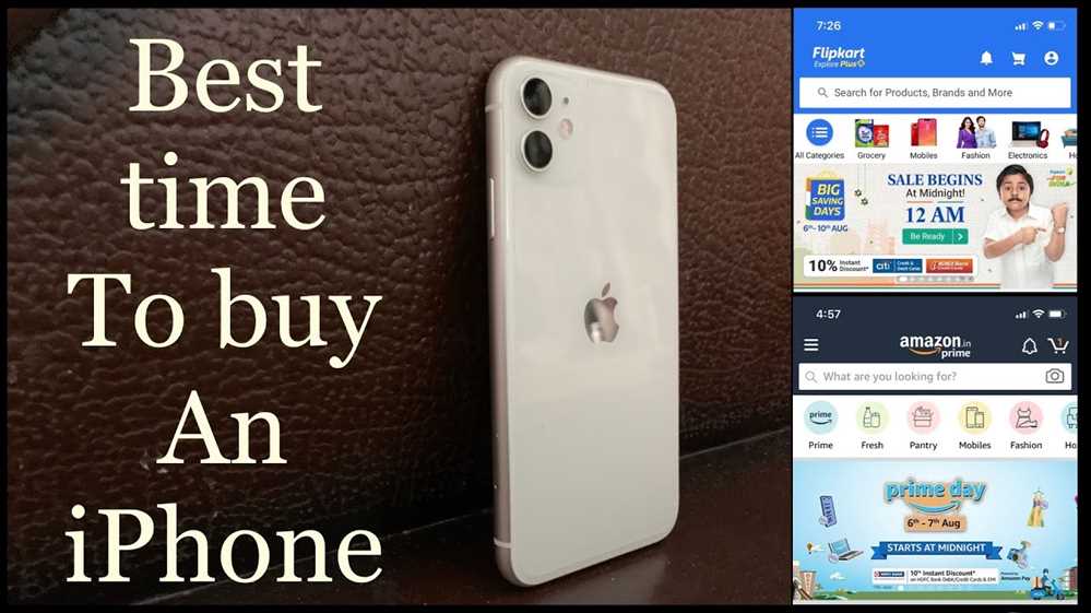 Best time to buy iphones