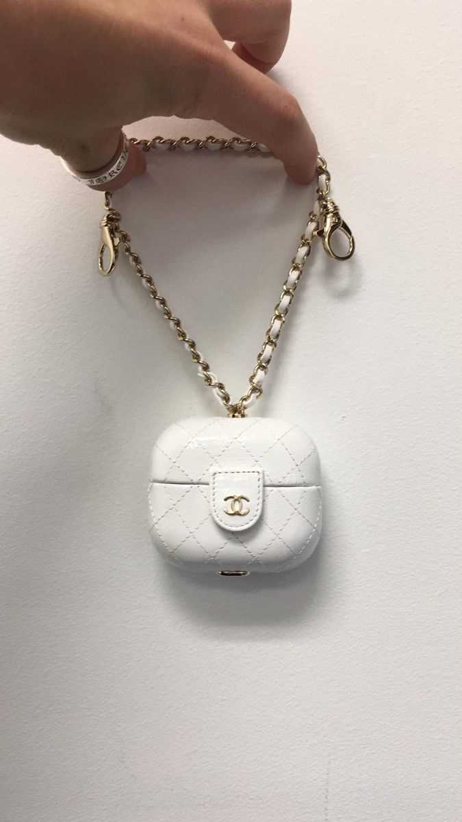 Chanel airpod necklace