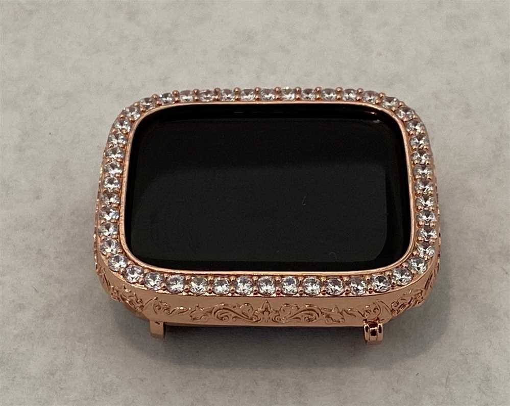 Gold apple watch cover