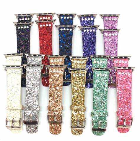 Sparkly apple watch bands